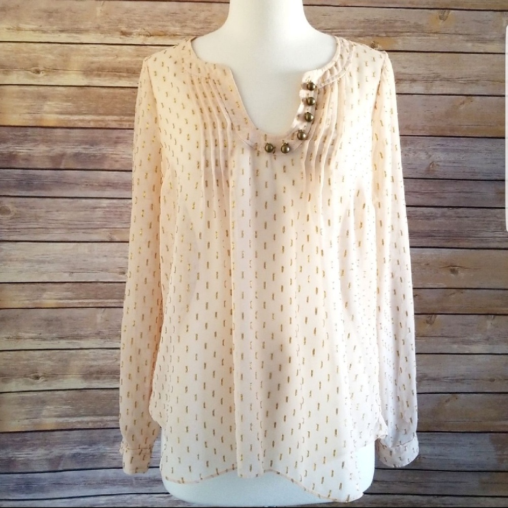 {Anthropoligie} Blouse